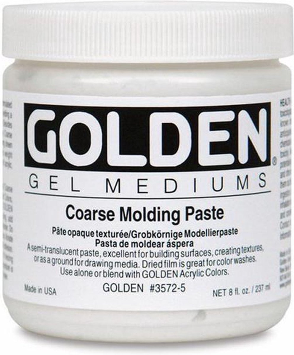   | Gel Mediums | Coarse Molding Paste | Pot á 237ml